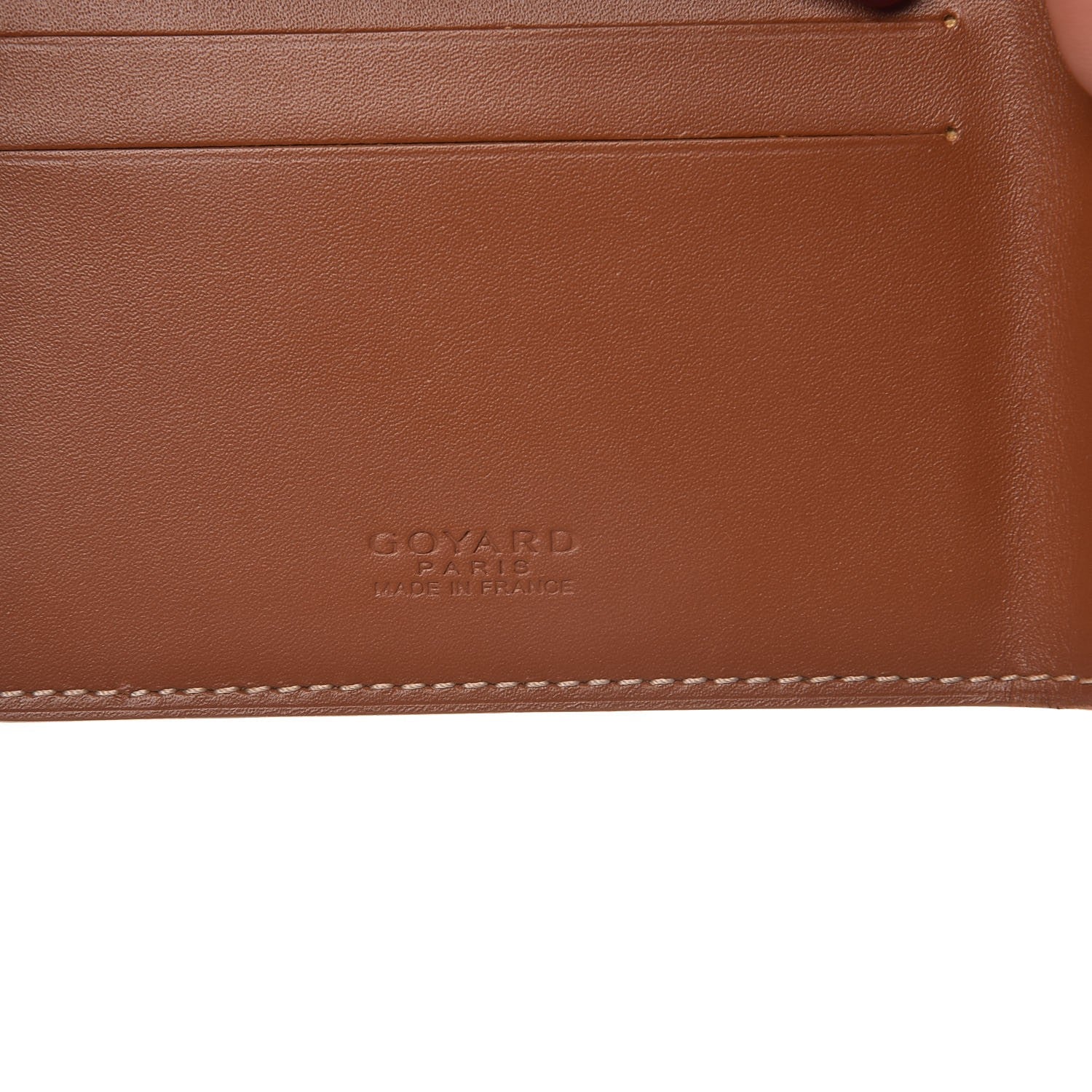Goyard Goyardine Multi Slot Bi-Fold Wallet Black Gold 6 of 7