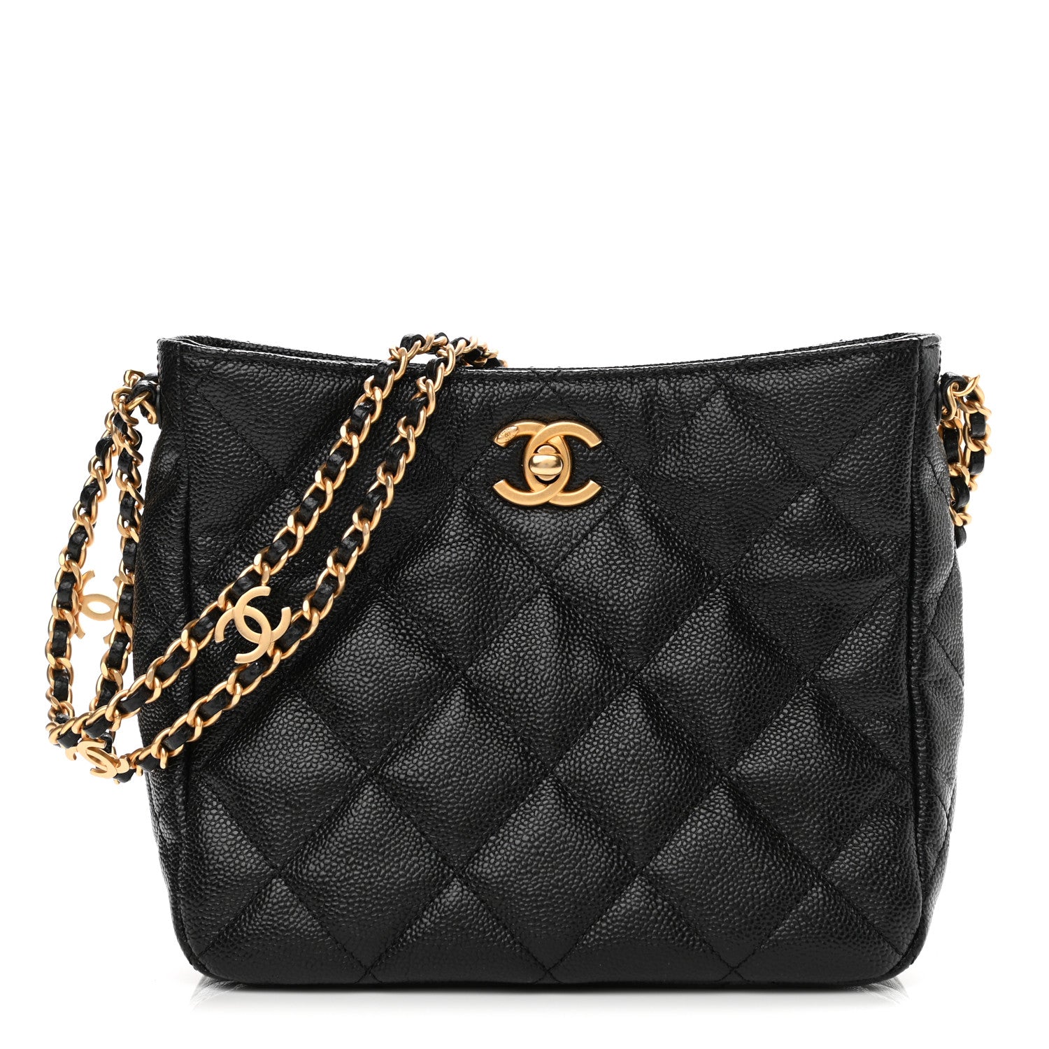 Chanel Caviar Quilted Small Pick Me Up Hobo Black 1 of 12