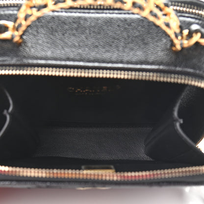 Chanel Caviar Quilted Mini Pick Me Up Vanity Case Black 5 of 11