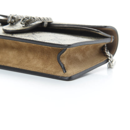 Gucci GG Supreme Monogram Super Mini Dionysus Shoulder Bag Taupe 9 of 11