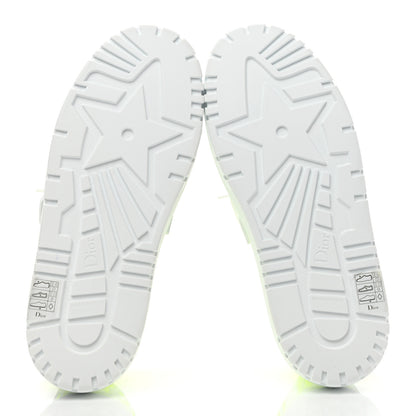 Christian Dior Reflective Fabric Shaded Dior-ID Platform Sneakers 37.5 Yellow Fluo 5 of 8