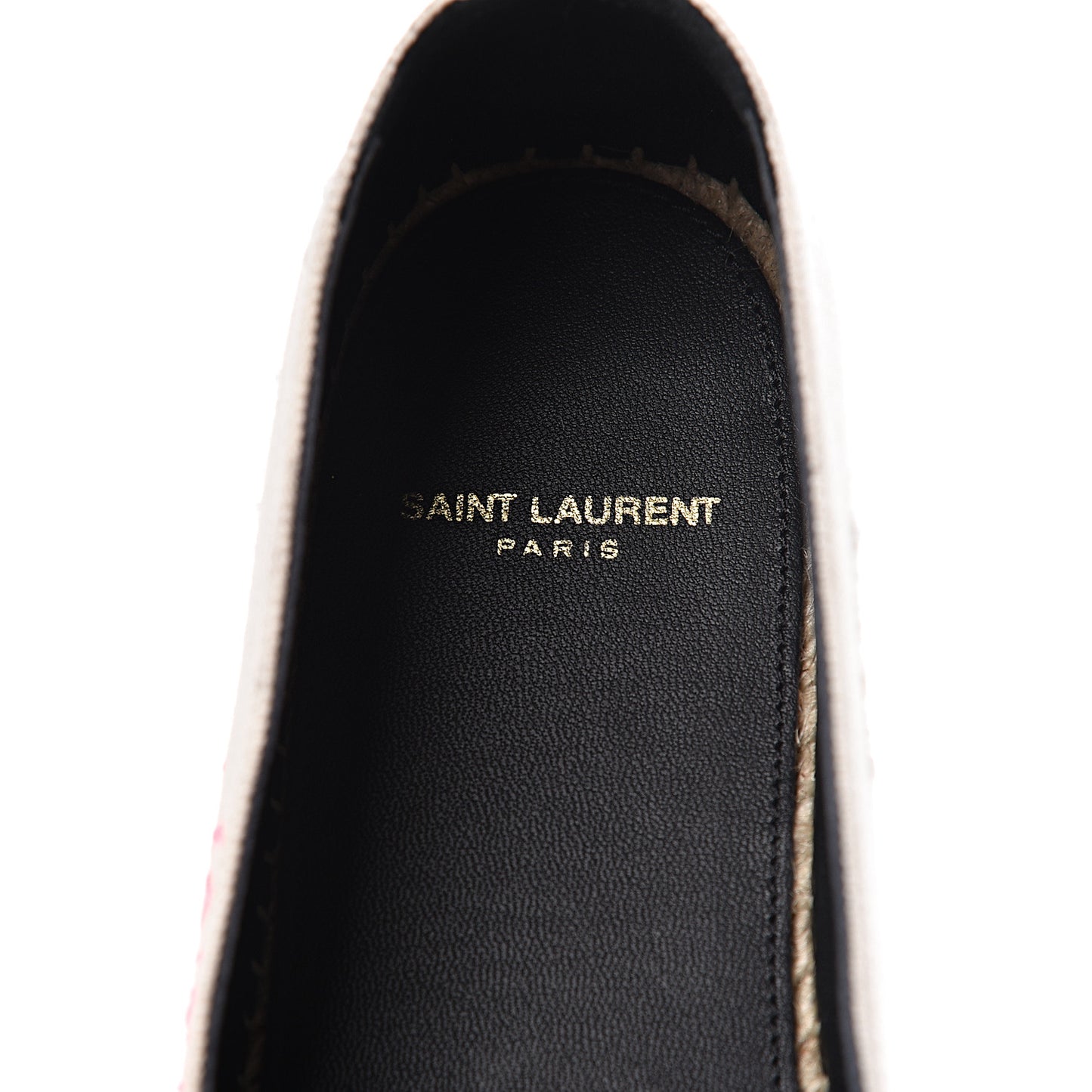 Canvas Elba Logo Embroidered Espadrilles 39 Panna