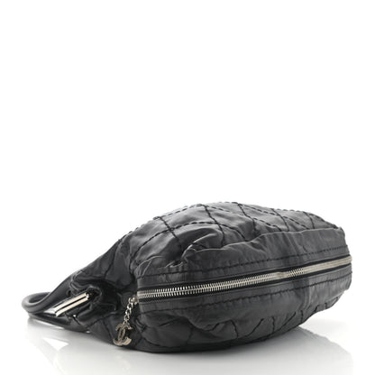 Chanel Calfskin Stitched Expandable Frame Bag Black 3 of 12