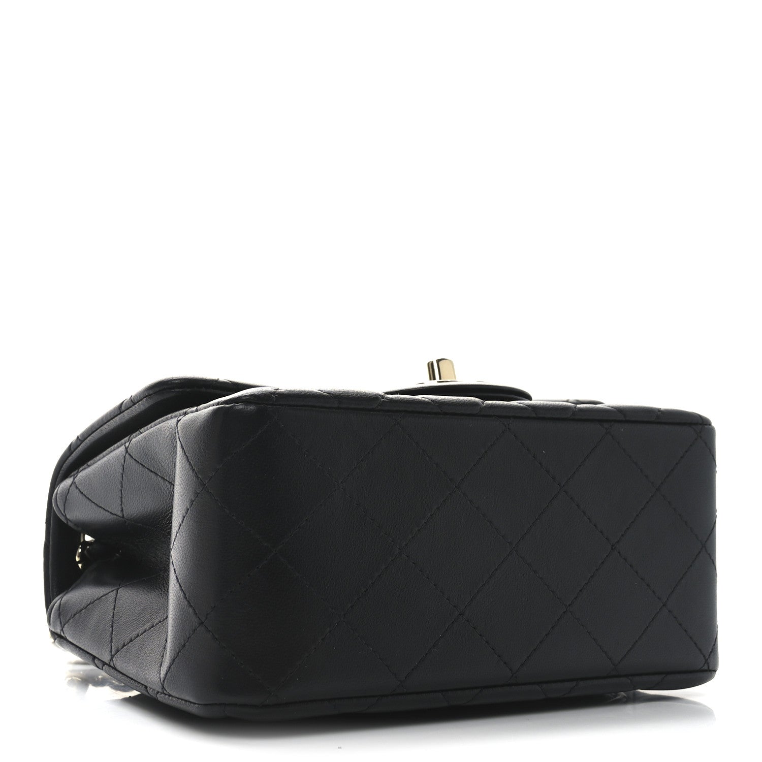 Chanel Lambskin Quilted Mini Square Flap Black 4 of 11