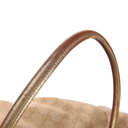 Gucci Monogram Large D Gold Hobo Metallic Gold 14 of 20