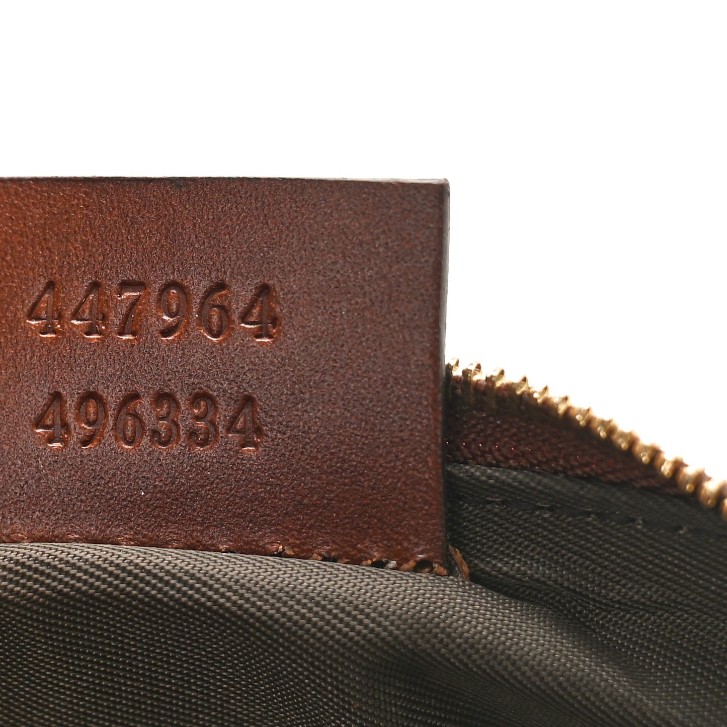 GG Supreme Monogram Key Case Brown