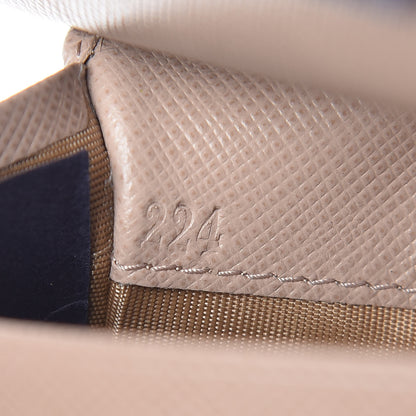 Prada Saffiano Metal Compact Wallet Cipria 7 of 9