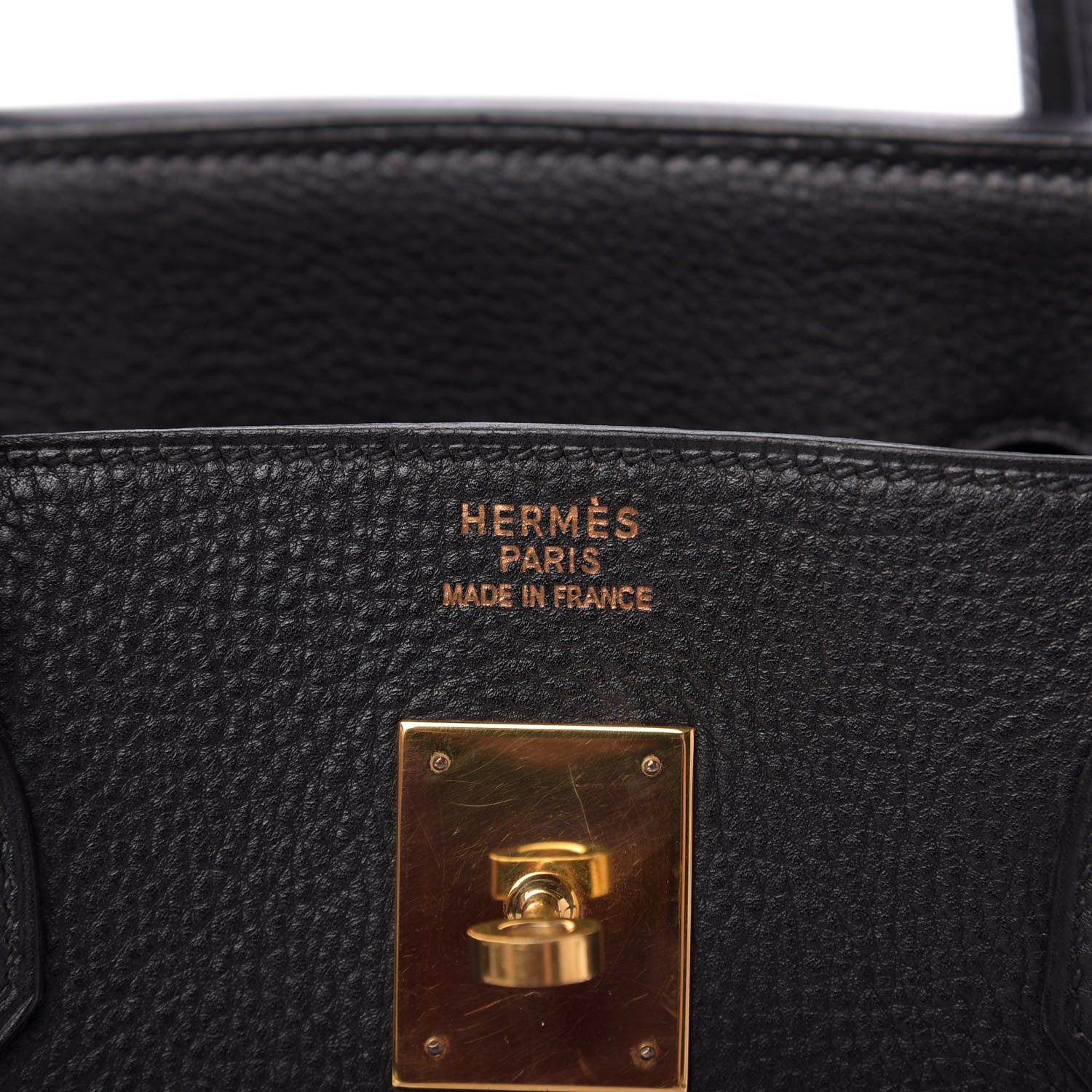 Hermes Togo Birkin 40 Black 8 of 9