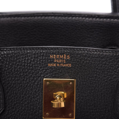 Hermes Togo Birkin 40 Black 8 of 9