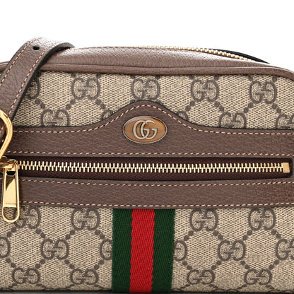 Gucci GG Supreme Monogram Web Mini Ophidia Shoulder Bag Brown 8 of 15