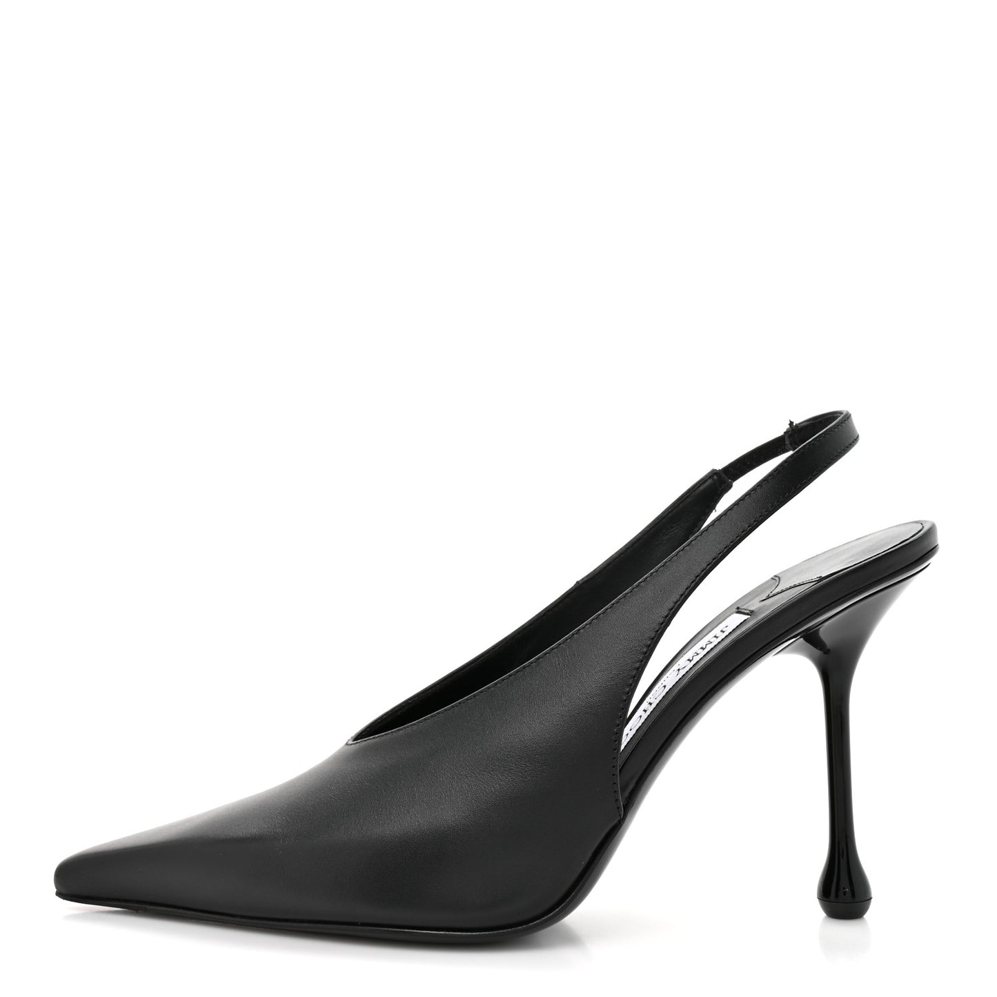 Calfskin Isa 95 Slingback Pumps 38.5 Black