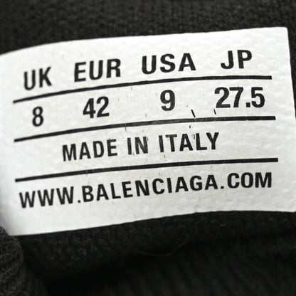 Balenciaga Neoprene Knit Mens Speed Clear Sole Sneakers 9 Black White 7 of 7