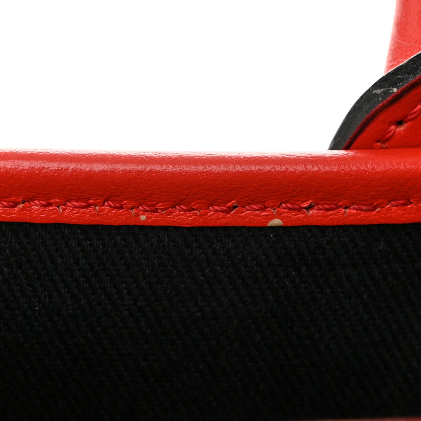 Coated Canvas Calfskin La Greca Signature Tote Bag Blue Red