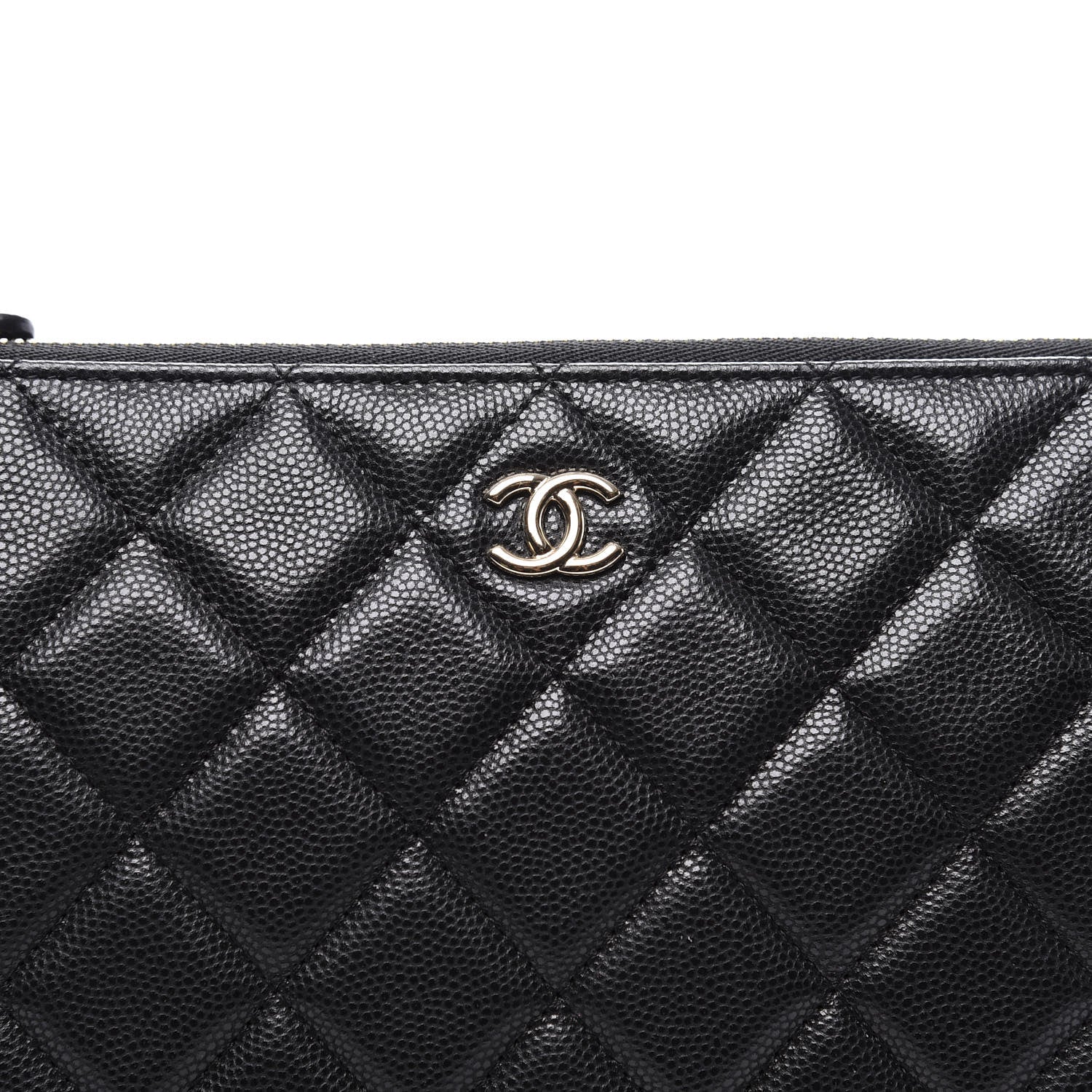 Chanel Caviar Quilted Medium Cosmetic Case Black 9 of 9