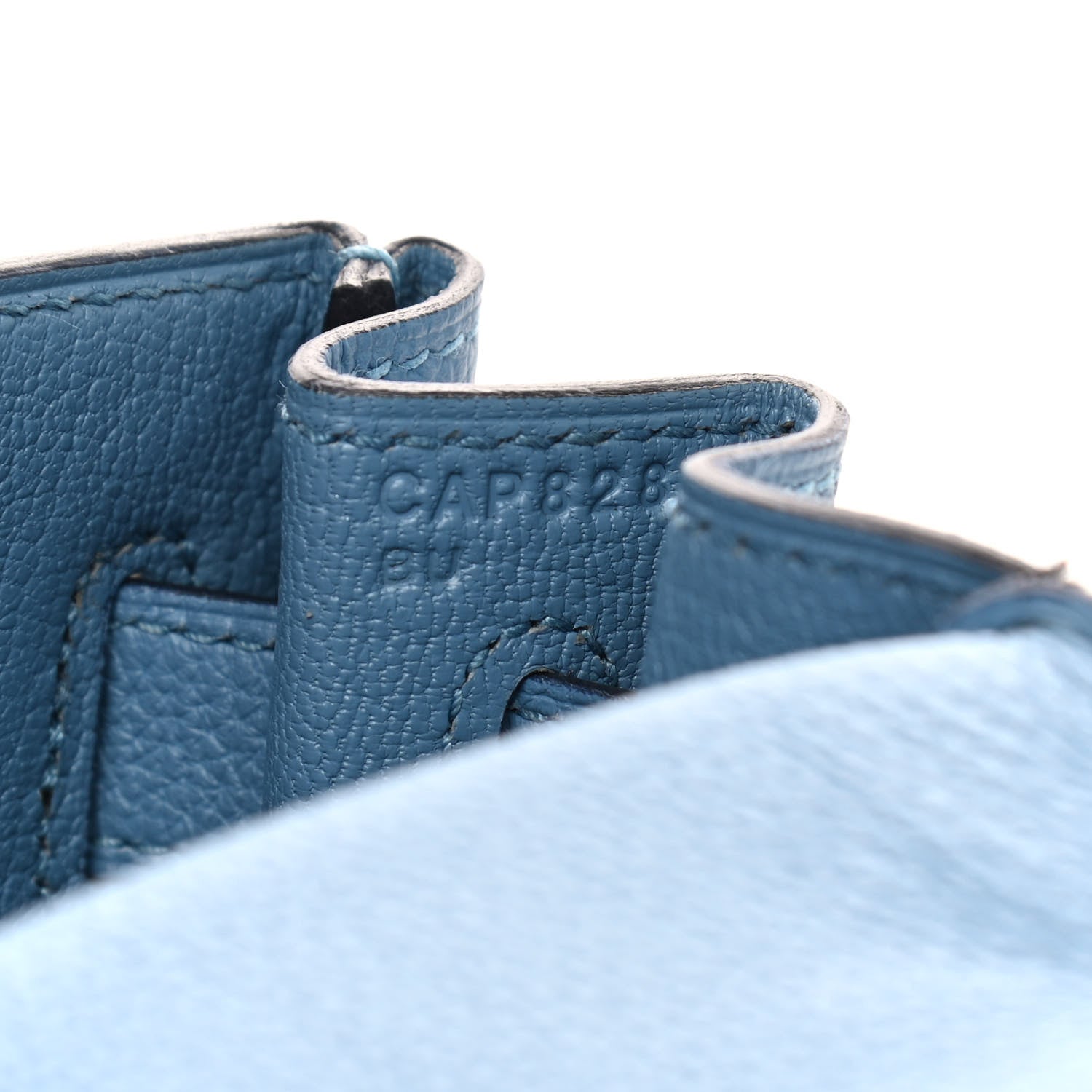 Hermes Togo Kelly Retourne 28 Azur 7 of 10