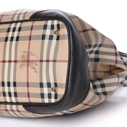 Burberry Haymarket Check Tote Chocolate 7 of 12