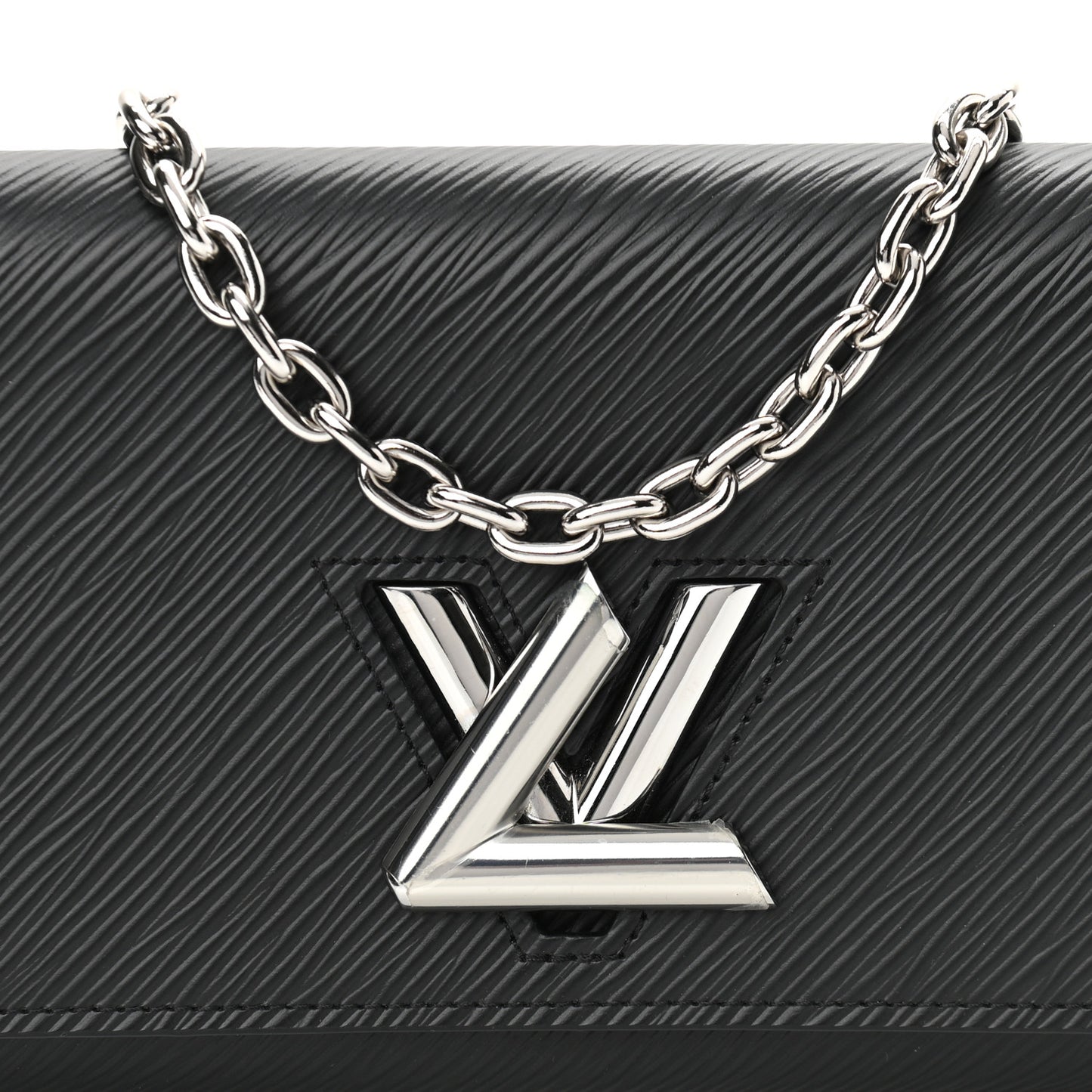 Epi Twist Chain Wallet Black