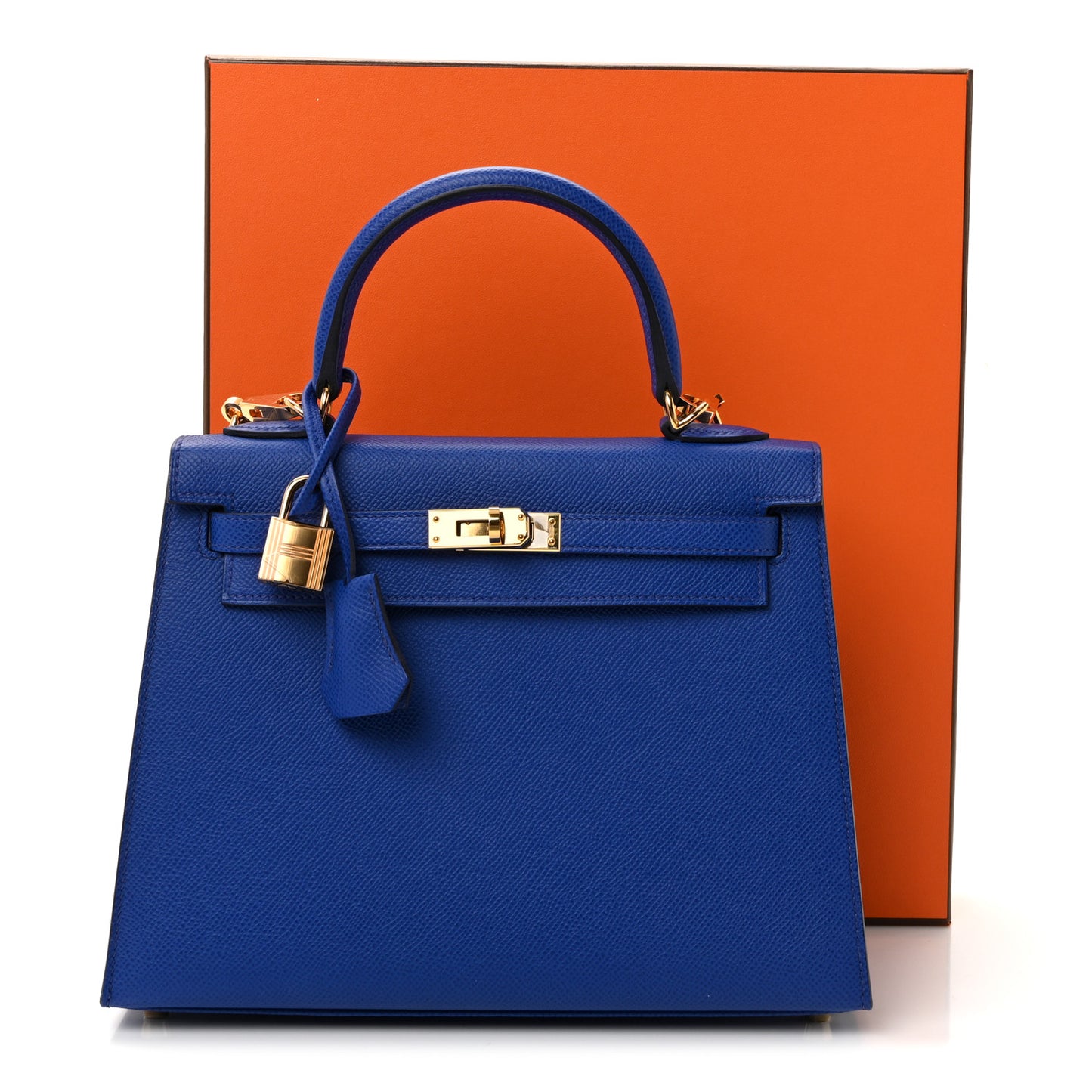 Epsom Kelly Sellier 25 Bleu Royal