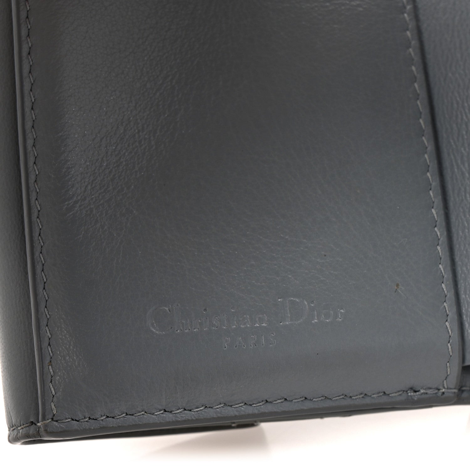 Christian Dior Patent Cannage Lady Dior Lotus Wallet Light Blue 6 of 11