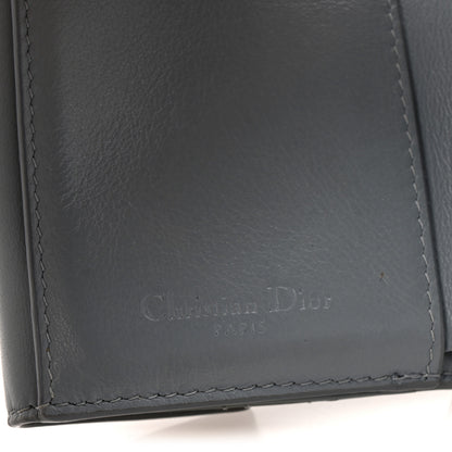 Christian Dior Patent Cannage Lady Dior Lotus Wallet Light Blue 6 of 11