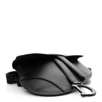 Christian Dior Ultra Matte Calfskin Saddle Belt Bag Black 4 of 10