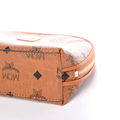 MCM Visetos Heritage Cosmetic Pouch Cognac 10 of 13