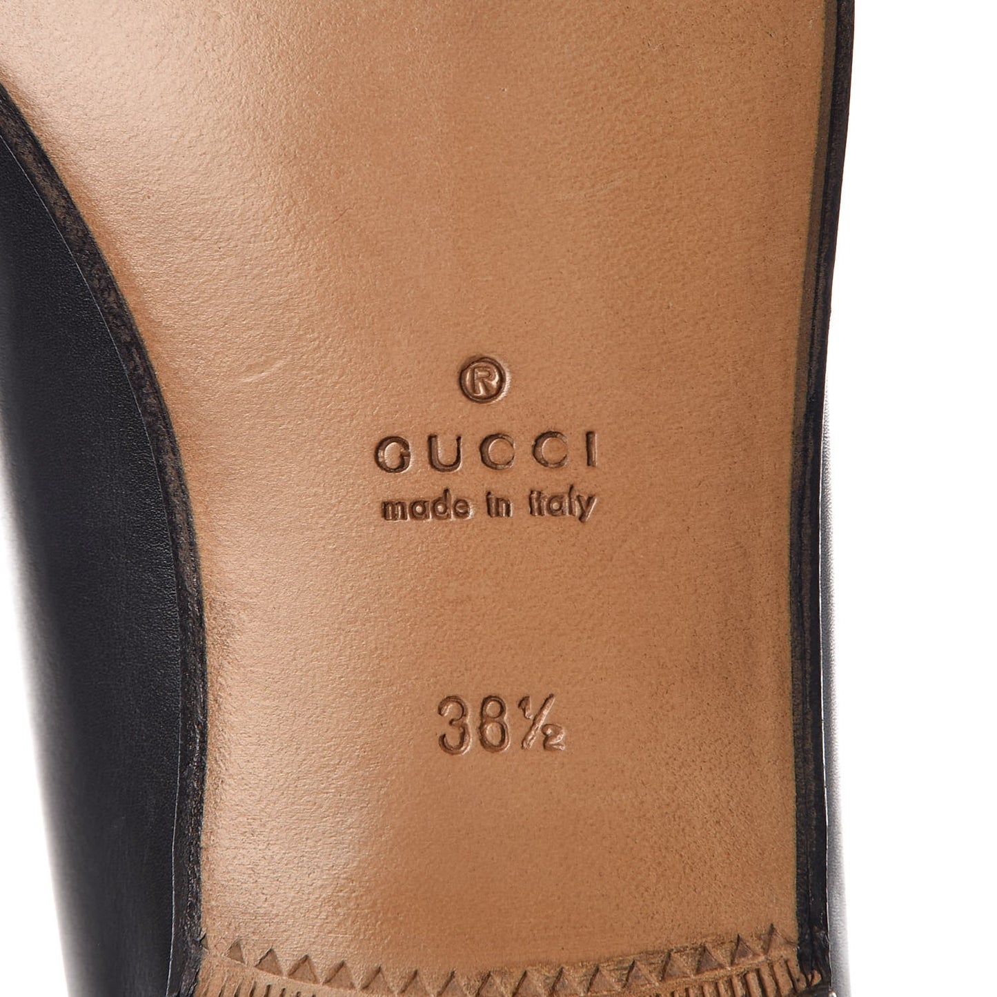 Calfskin Womens 1953 Horsebit Loafers 38.5 Black