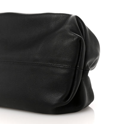 Bottega Veneta Smooth Butter Calf The Pouch Oversized Clutch Black 10 of 10