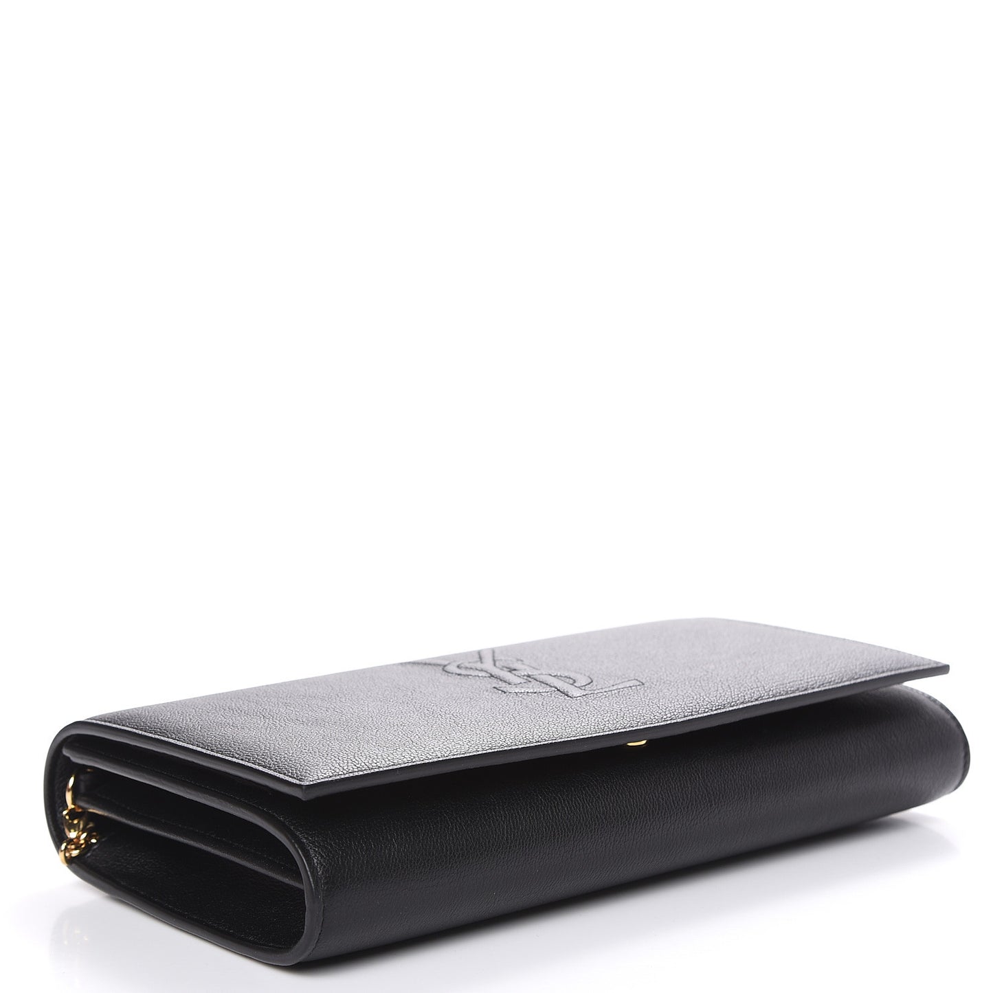 Calfskin Monogram Belle de Jour Chain Clutch Black