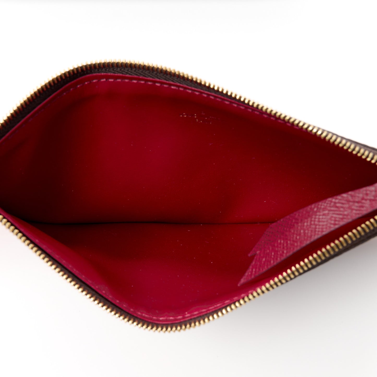 Monogram Pochette Felicie Chain Wallet Fuchsia