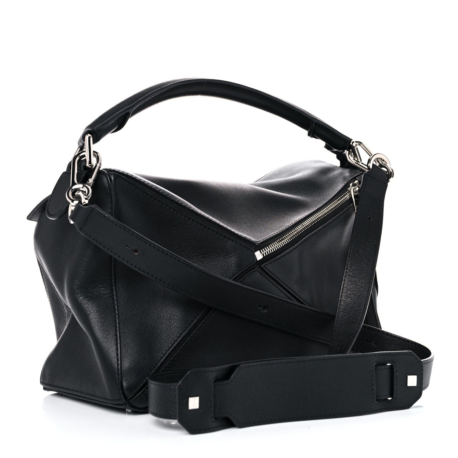 Loewe Calfskin Medium Puzzle Bag Black 3 of 14