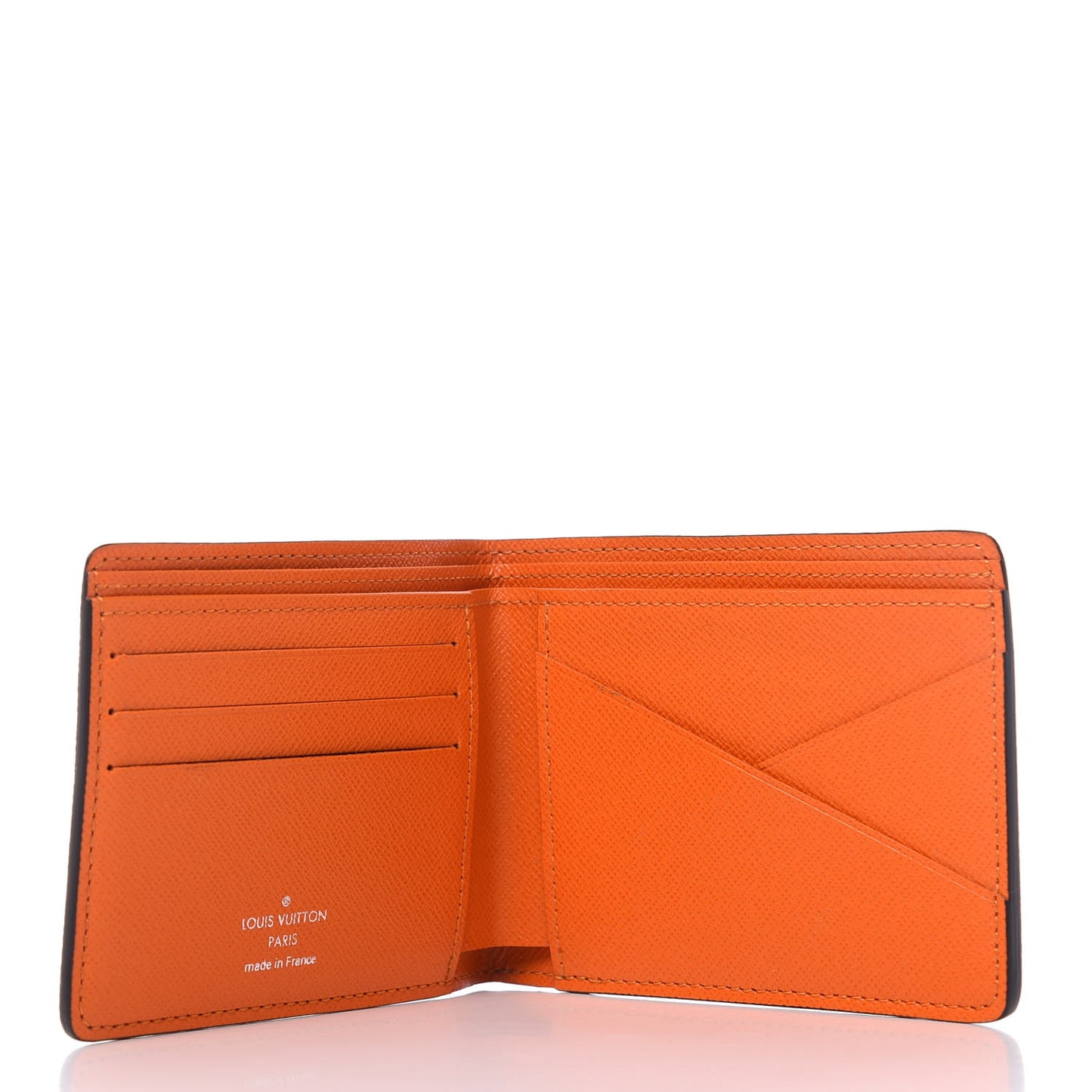 Damier Graphite Giant Orange Multiple Wallet