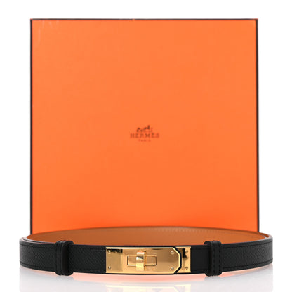 Hermes Epsom Kelly Belt Black 6 of 6