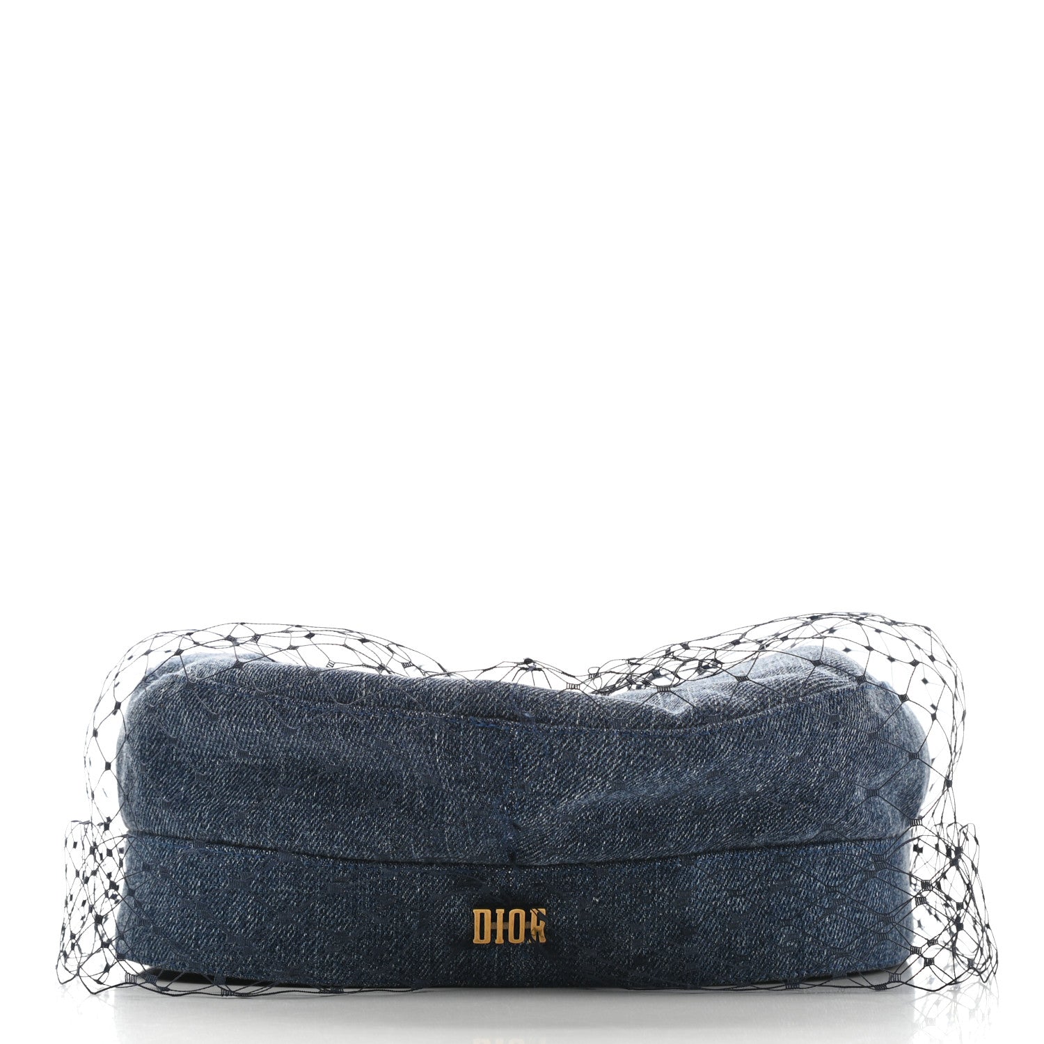 Christian Dior Denim Arty Veil Cap 58 Blue 5 of 10