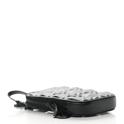 Christian Dior Calfskin Cannage Diamond Cannage Phone Holder Black 4 of 10