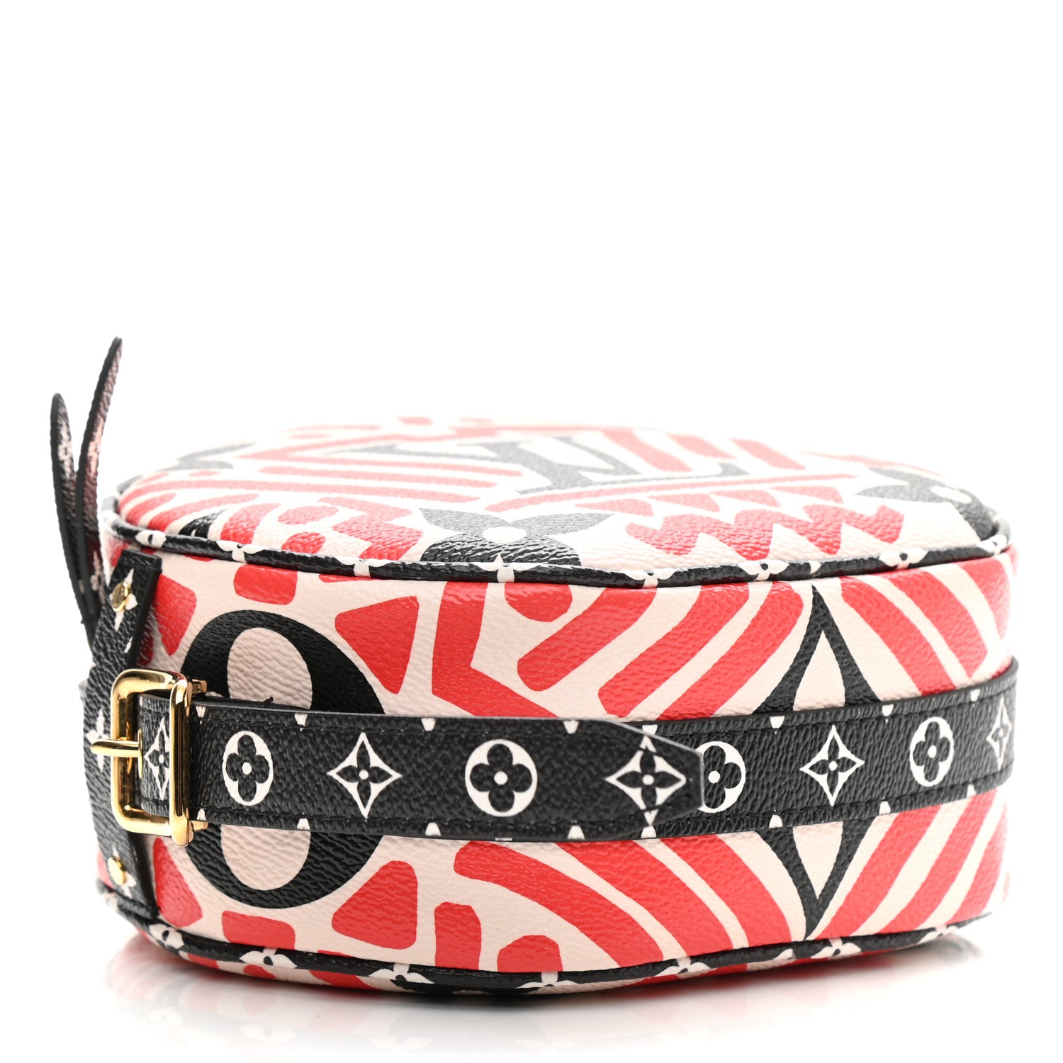 Louis Vuitton Monogram Giant Crafty Boite Chapeau Souple PM Creme Rouge Black 4 of 7