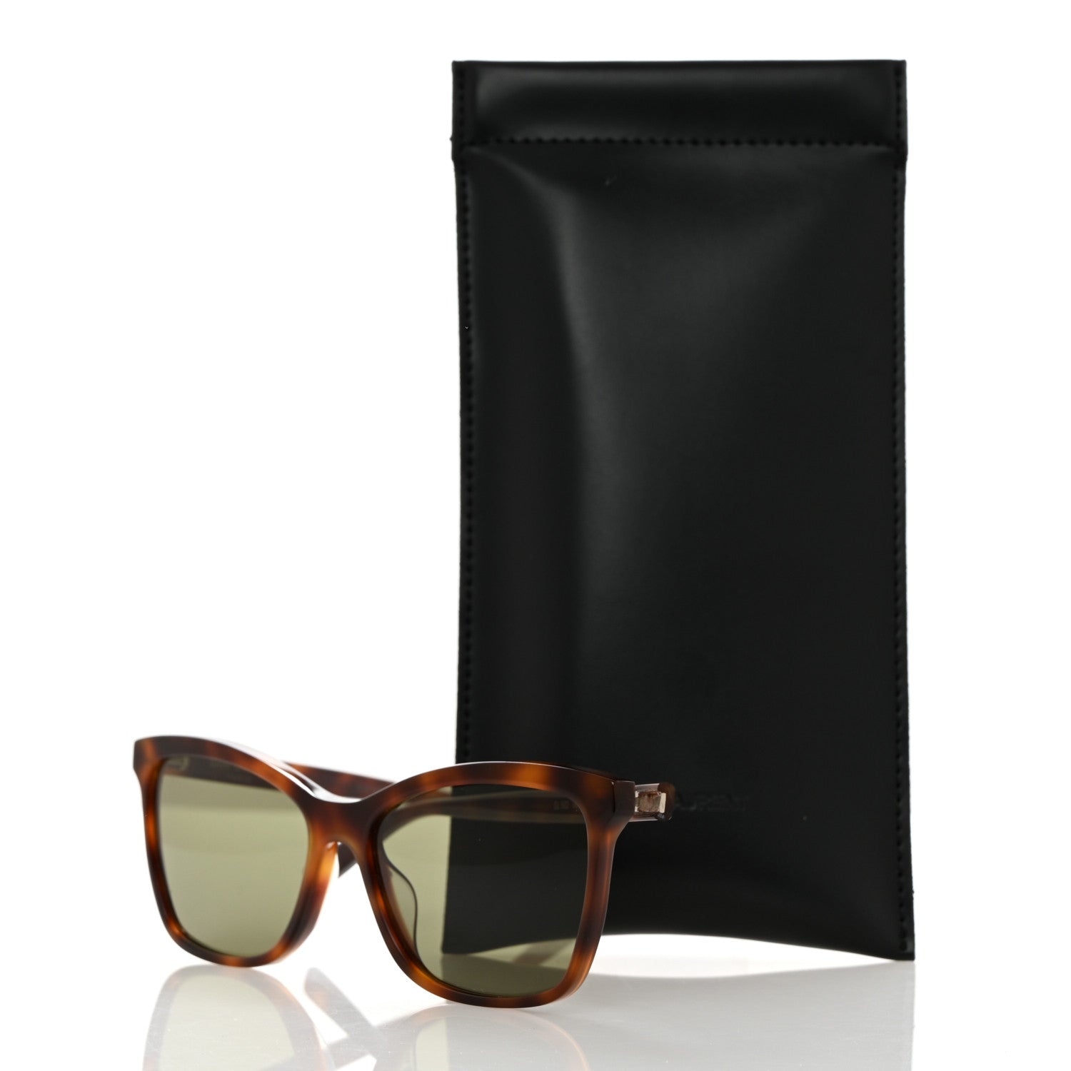 Saint Laurent Acetate Cat Eye Sunglasses SL 502 Tortoise 8 of 8