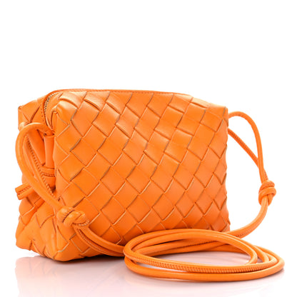 Bottega Veneta Nappa Intrecciato Small Loop Camera Bag Tangerine 3 of 11
