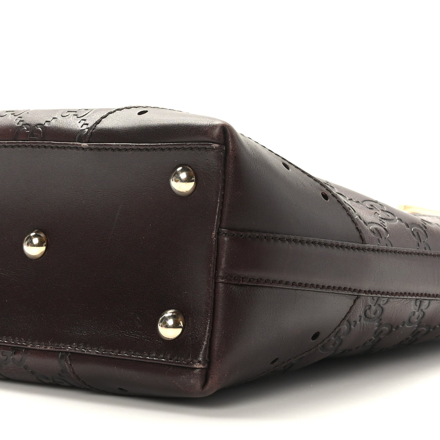 Guccissima Small Punch Tote Brown