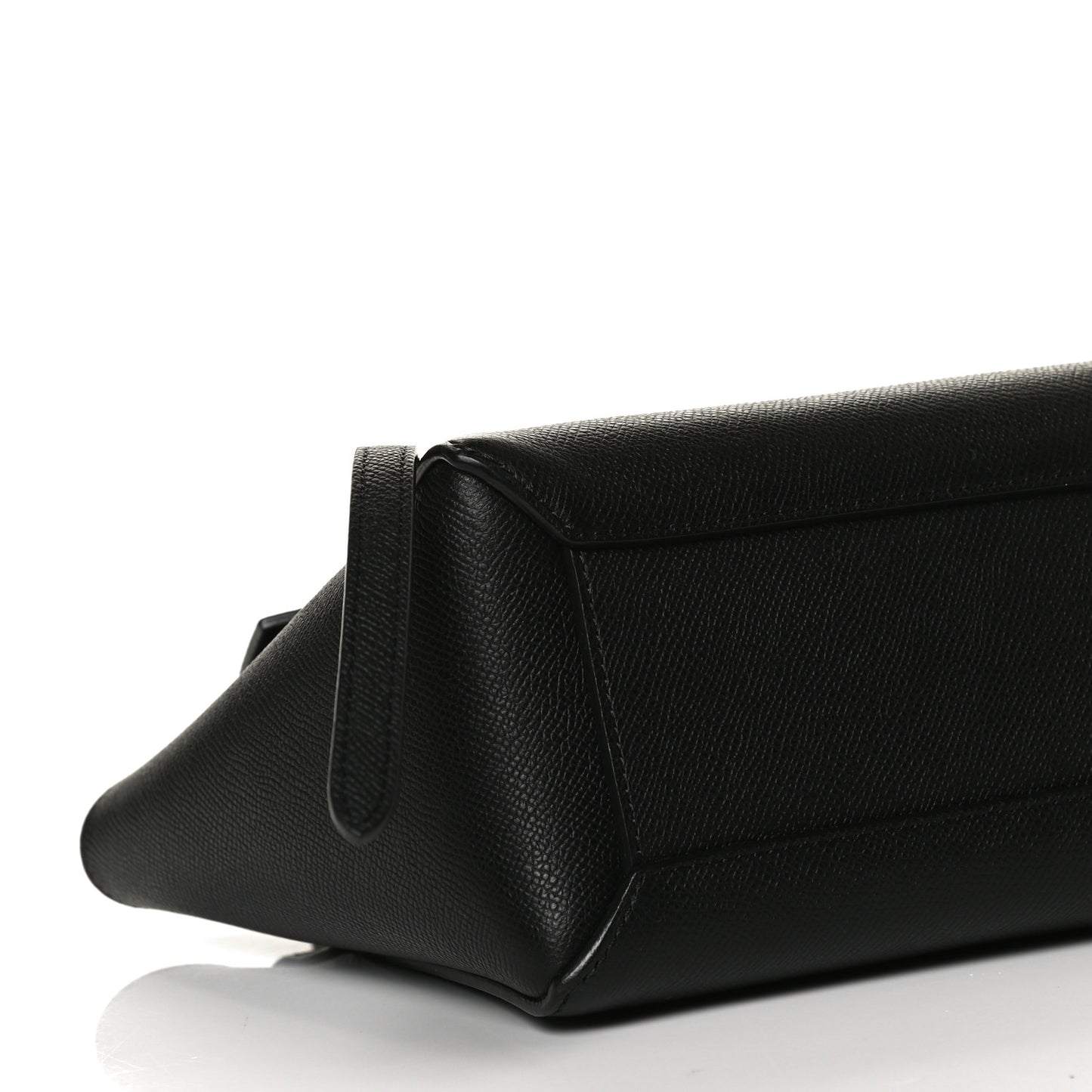 Grained Calfskin Nano Belt Bag Black