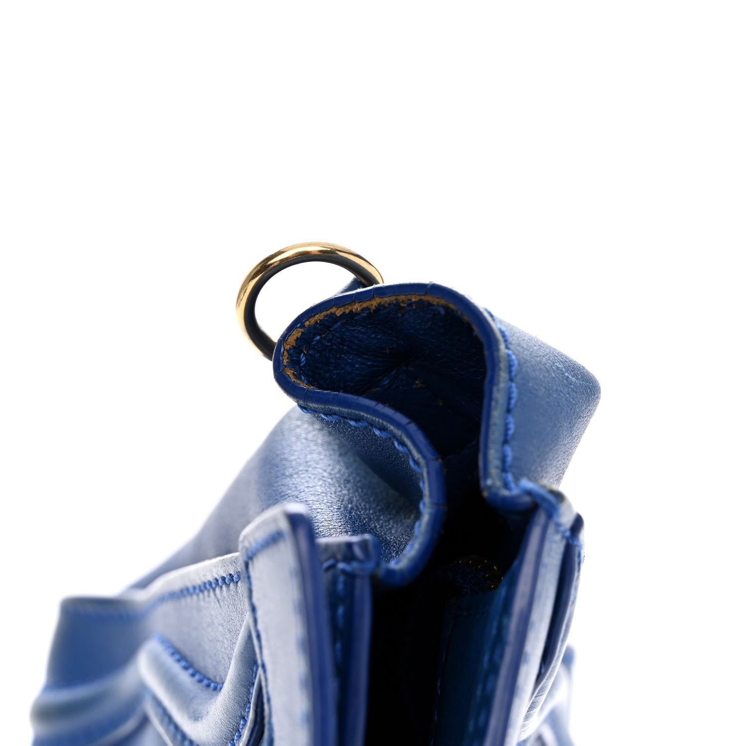 Celine Smooth Calfskin Nano Luggage Royal Blue 15 of 16