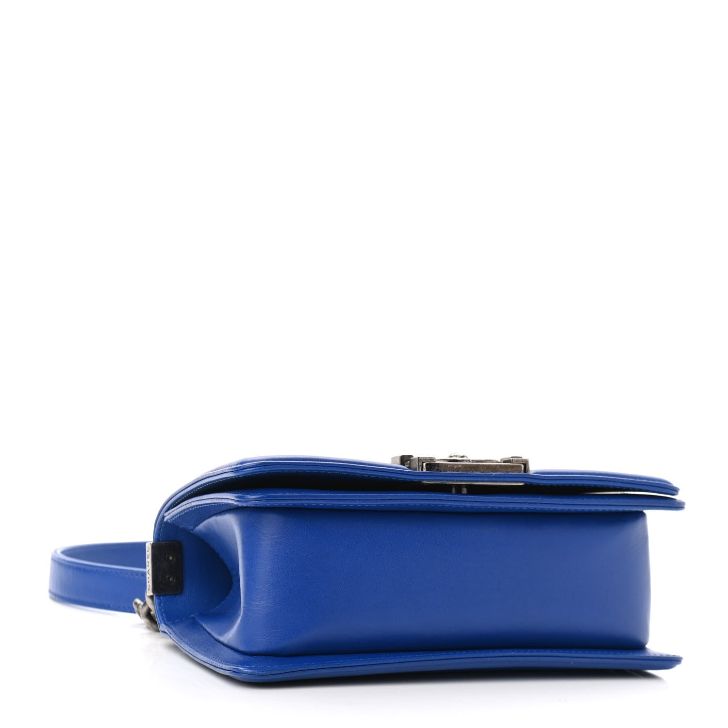 Chanel Galuchat Stingray Small Boy Flap Blue 4 of 10