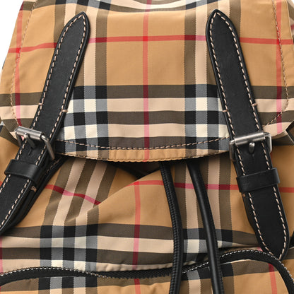 Burberry Nylon Vintage Check Medium Rucksack Backpack Antique Yellow 8 of 11