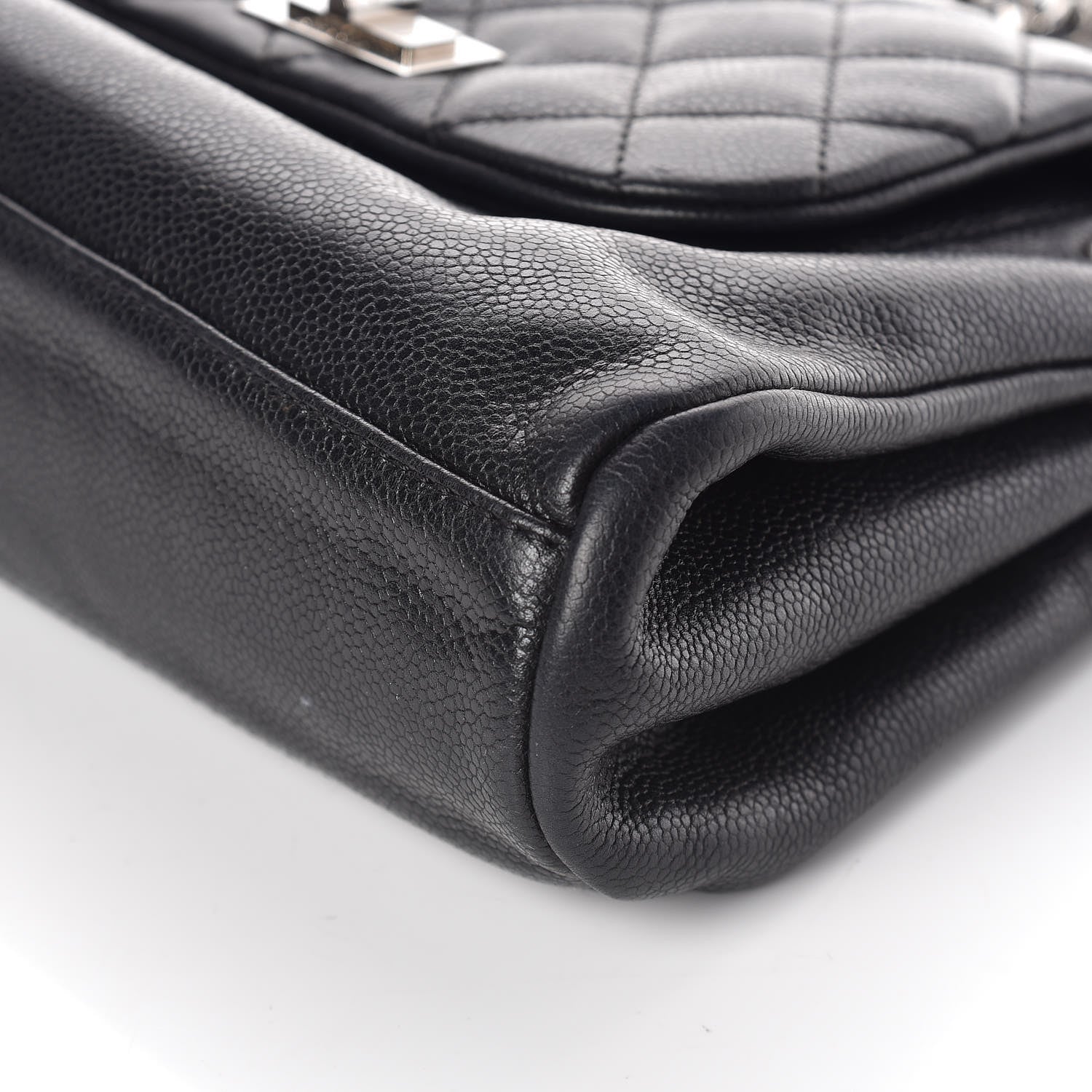Chanel Caviar Quilted Accordion Mademoiselle Flap Black 9 of 10