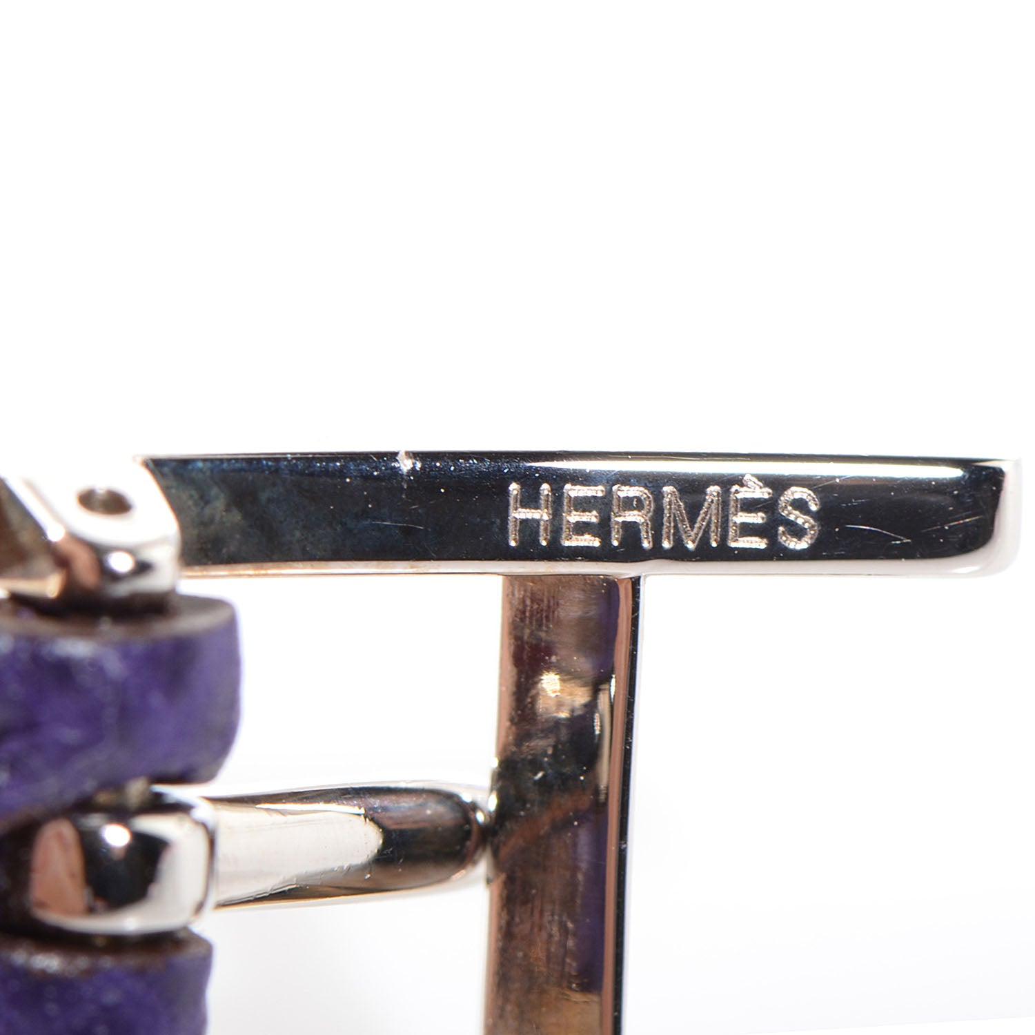 Hermes Epsom Swift Behapi Double Tour Reversible Bracelet Iris Rubis Small 4 of 8