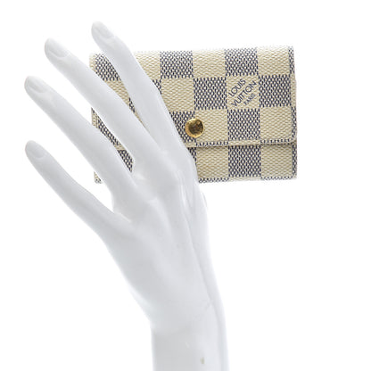 Louis Vuitton Damier Azur Multicles 6 Key Holder 2 of 7