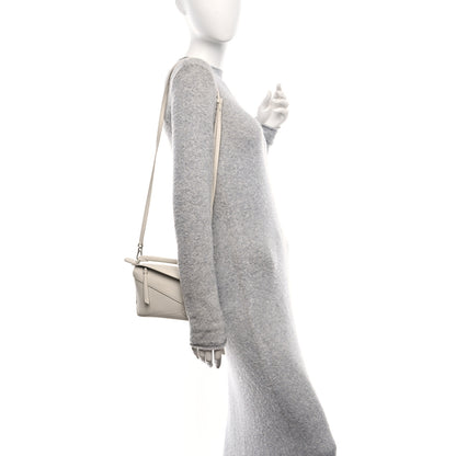 Loewe Calfskin Mini Puzzle Edge Bag Soft White 2 of 12