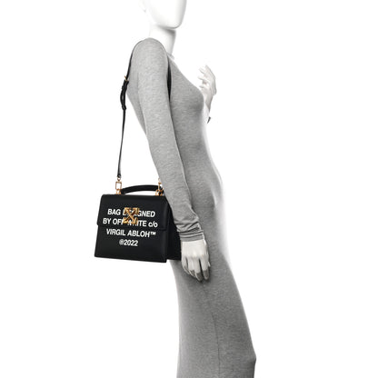 Off-White Calfskin Jitney 2.8 Virgil Abloh Shoulder Bag Black 2 of 10