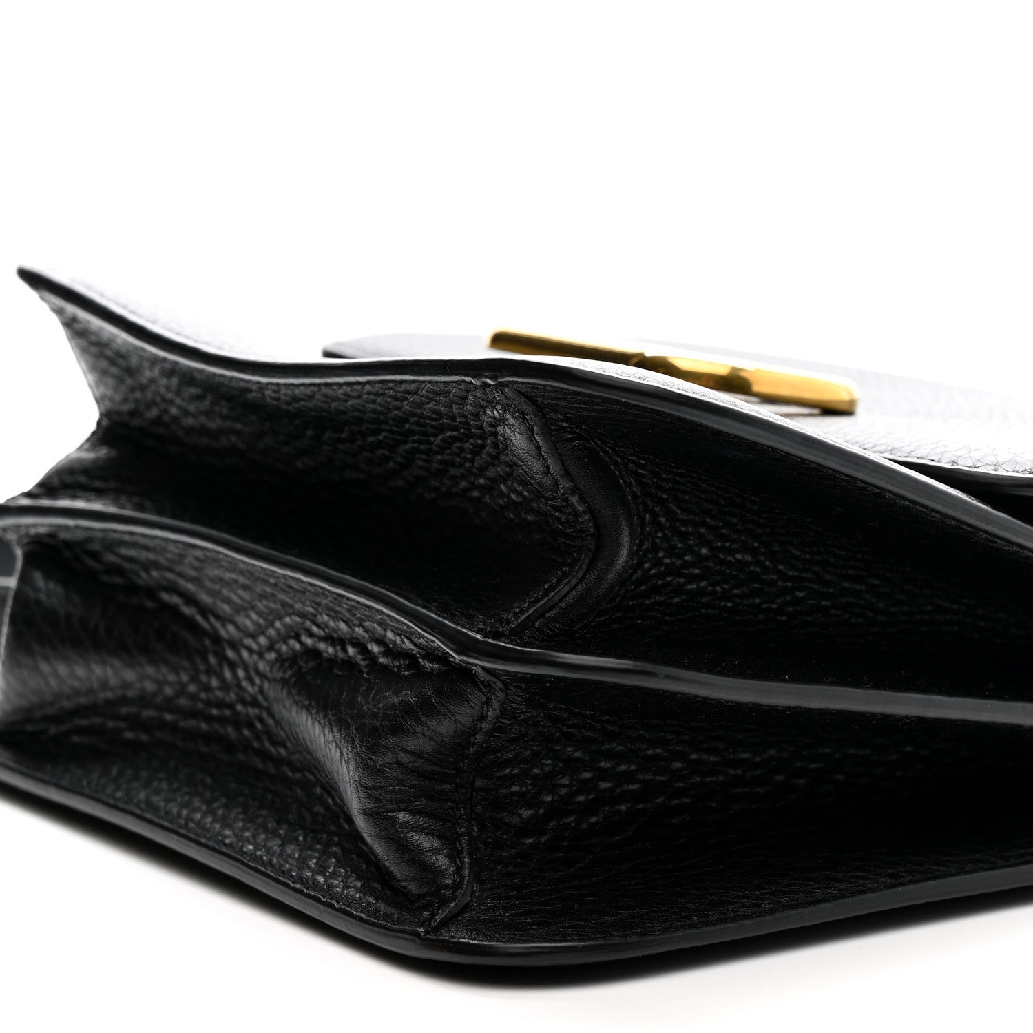 Valentino Garavani Grained Calfskin Large VSling Shoulder Bag Black 9 of 10
