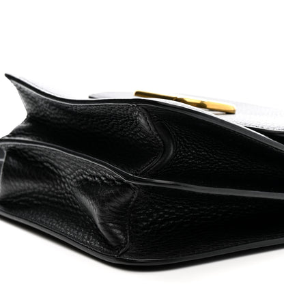 Valentino Garavani Grained Calfskin Large VSling Shoulder Bag Black 9 of 10
